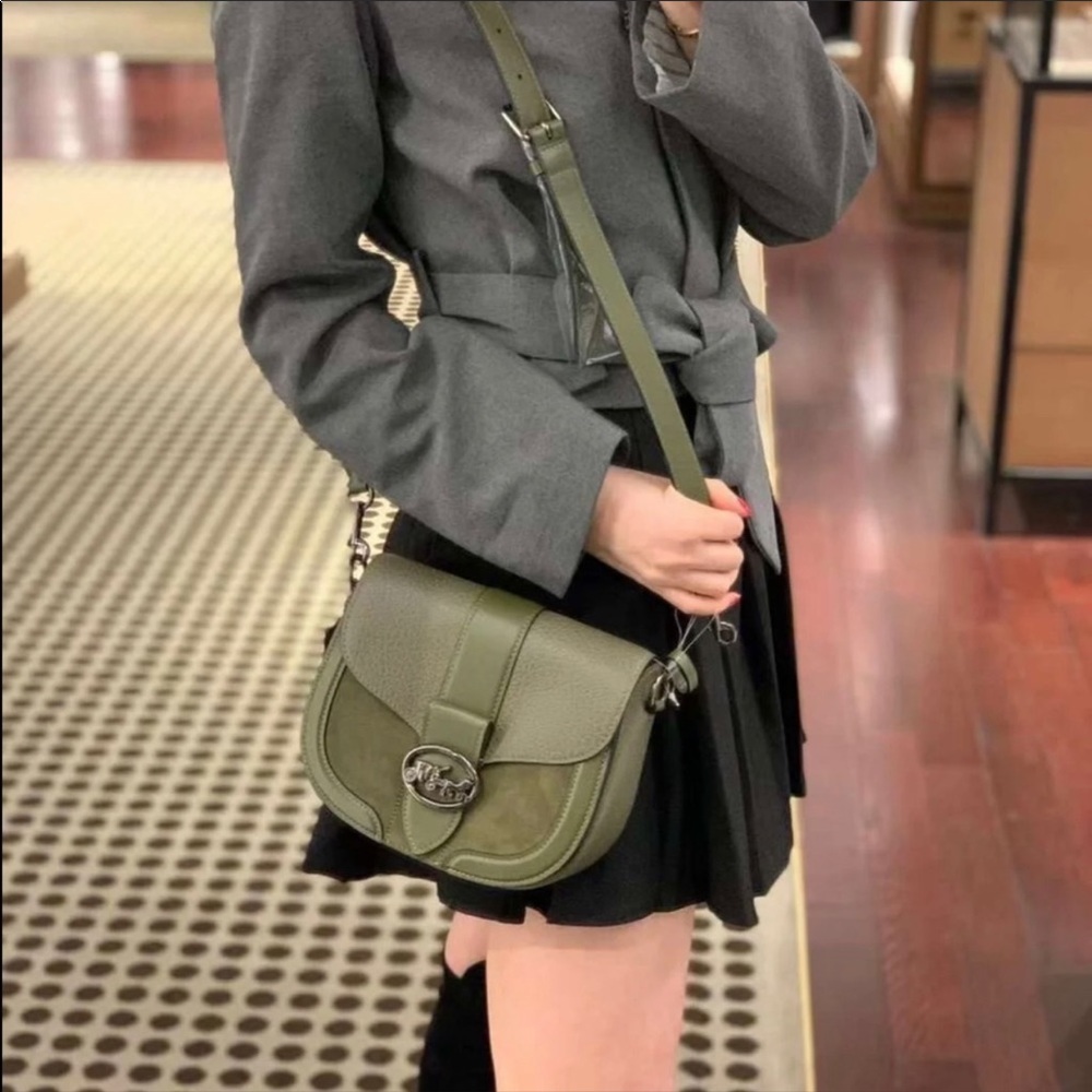 Coach Georgie Saddle Crossbody - Picture 12 of 12